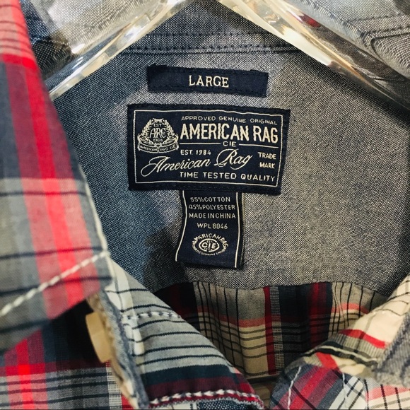 AMERICAN RAG Buttoned Men’s Shirt - Picture 3 of 5